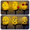thumbnail image 3 of Halloween Skull Head Ground Lights Personalized Garden Floor Light for Courtyard Garden, 3 of 5
