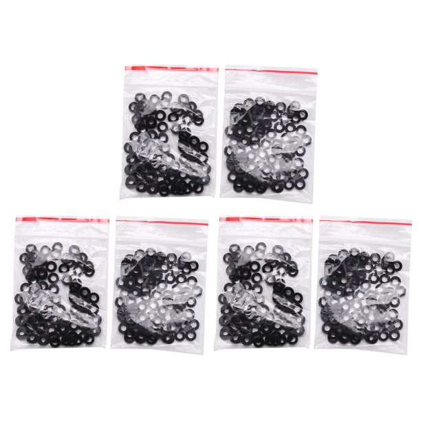 100 Pezzi M3/4/5/6/8 Nero in plastica di Nylon con Intaglio a