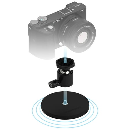 UPC: 0840025244504 | SABRENT Rubber-Coated Magnetic Mount for Action Cam / Cameras and Small DSLR (CS-MG88)
