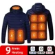 thumbnail image 1 of 21 ZONAS DE CALEFACCIÓN Chaqueta para hombre Nueva Parka de calefacción eléctrica USB de invierno Ropa de abrigo para mujer Abrigo acolchado de algodón con capucha cálido impermeable, 1 of 4