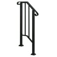Winado Handrail for Stairs Fits 2Step Outdoor Stair Railing Stair Rail