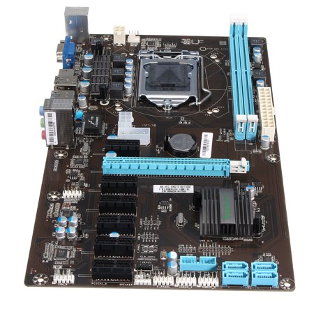 1150 Motherboards 7 GPU 1150 H81BTC 6PCIE Mining Motherboard SATA Mining Machine Cable For ETH BTC Bitcoin Miners ()