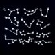 thumbnail image 1 of Colgante de collar de diamantes con imagen gráfica de letras y símbolos de las 12 constelaciones, accesorios de bricolaje, 1 of 6