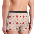 thumbnail image 3 of Goofa Strawberry Printed Men's Boxer Briefs Underwear, Moisture-Wicking Underwear, Trunk,Soft and Breathable Cotton Underwear-Medium, 3 of 9