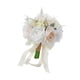 thumbnail image 3 of Ramo de novia con flores artificiales para San Valentín Blanco, 3 of 9