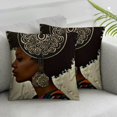 thumbnail image 6 of African Woman Throw Pillow Covers,Home Decor for Outdoor Sofa Bedroom Car Black, 6 of 7