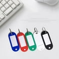 thumbnail image 4 of 50PCS Key Tags Color Keyring Holder Tags with Label Window, Assorted Colors, 4 of 4