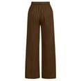 thumbnail image 7 of MEZZALL Kids Girl's Solid Color Corduroy Wide Leg Pants Button Front Zipper Straight Pants With Pockets For Teen Youth Trendy Toddler Trousers Athletic Simple Slacks, 7 of 7