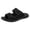 Black, variant on Man Walking Sandals Arch Support Orthotic Comfortable Non Slip Slippers Casual Open Toe Sports Shoes for Athletic Summer Beach White Size 10.5