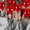 Red60, variant on Iumwxz 10 Pcs Heart Shape Foil Balloons for Valentine's Day Birthday Wedding Engagement Girl Shower Party Decorations with Ribbon and Straw Self Sealing Reusable Aluminum Material