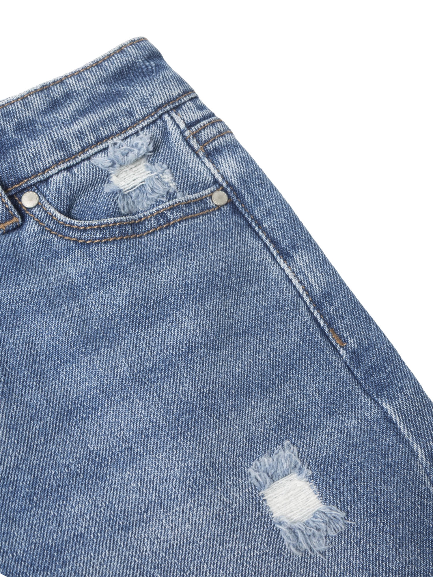Wonder Nation Girls Denim Skirt, Sizes 4-18 & Plus
