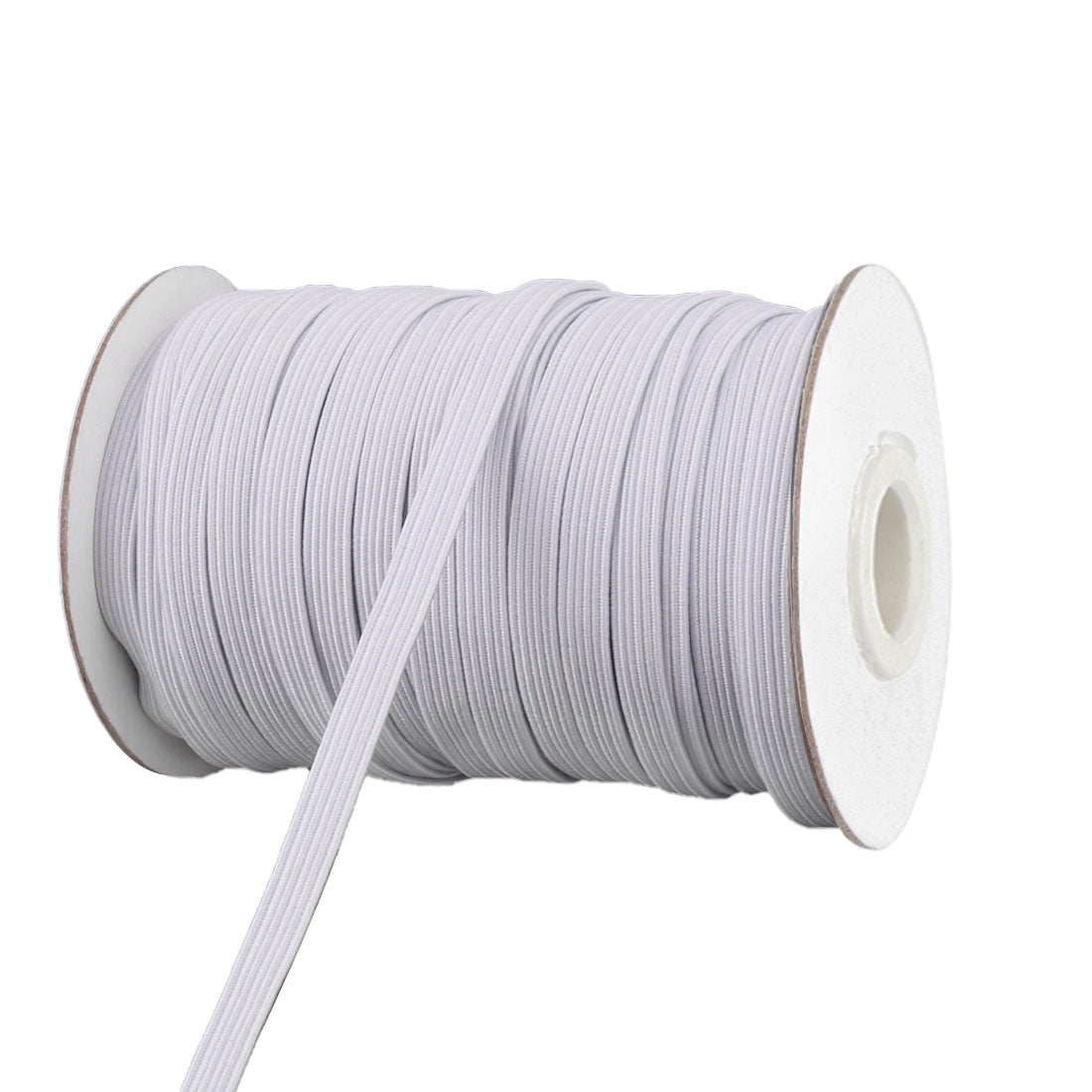 200 yards 3/4/5/6mm Braided Elastic Band Cord Knit Stretch DIY Sewing 