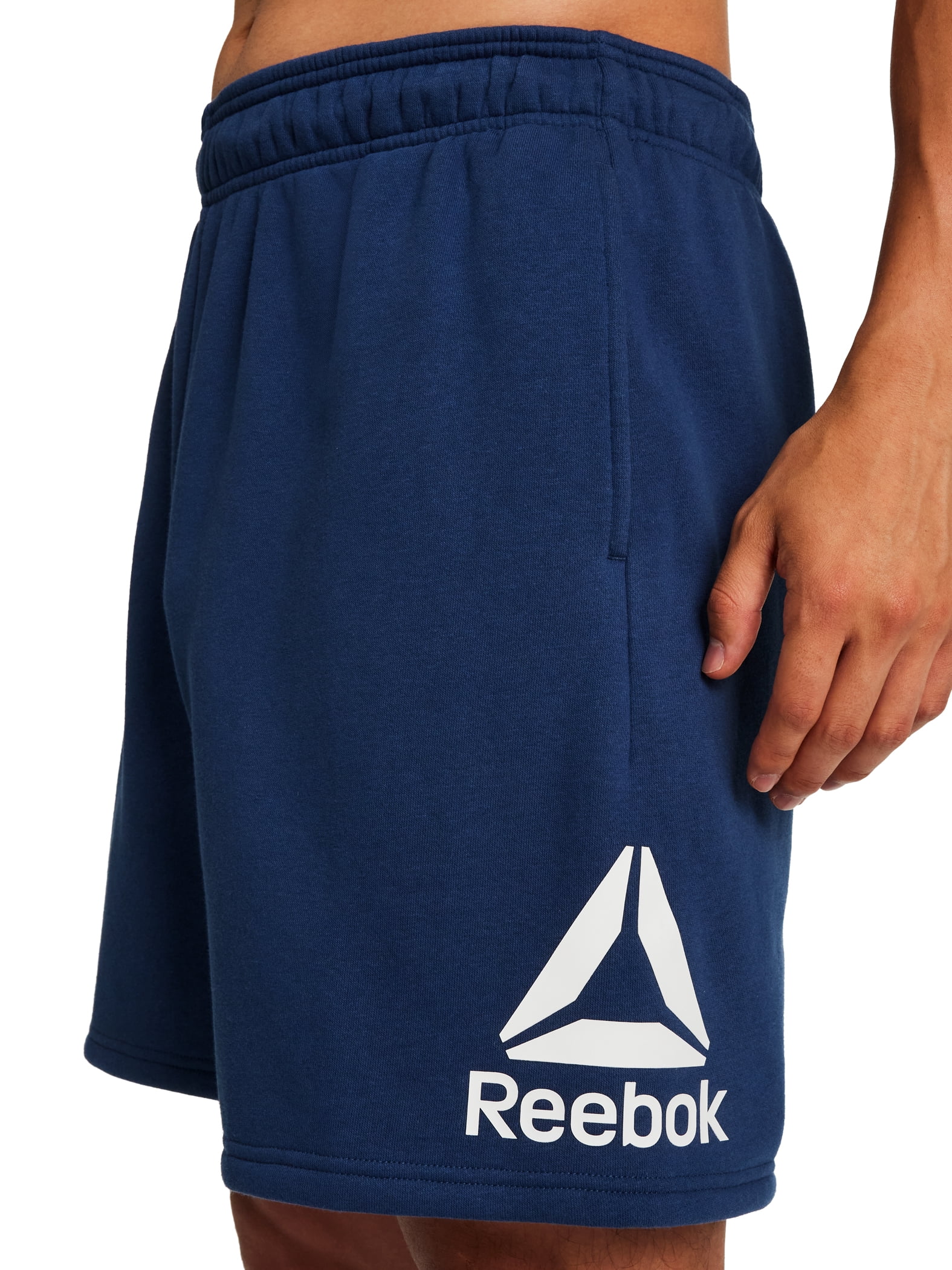 Reebok Men's and Big Men's Logo Fleece Shorts, 7" Inseam, Sizes XS-5XL
