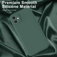 thumbnail image 3 of Designed for iPhone 11 Case with Screen Protector - Enhanced Camera Cover - Soft Microfiber Lining - Liquid Silicone Shockproof Protective Phone Case 6.1" for Men Women Girls - Dark Green, 3 of 14
