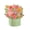 Green, variant on Creative Floral Bouquet Note Card, 3D Flower Greeting Card with Envelopes, Versatile Universal Card for Daily Blessings & Holiday Gifting Occasions