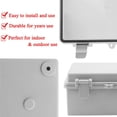 thumbnail image 4 of Sunnyglade ABS Plastic Dustproof Waterproof IP65 Junction Box Universal Durable Electrical Project Enclosure with Lock (3.9"x7.9"x2.8"), 4 of 4