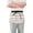 Elephants Line Art, variant on Pandas Head Server Apron with 3 Pockets Waterproof Waitress Waist Short Apron for Man Woman 12 Inches