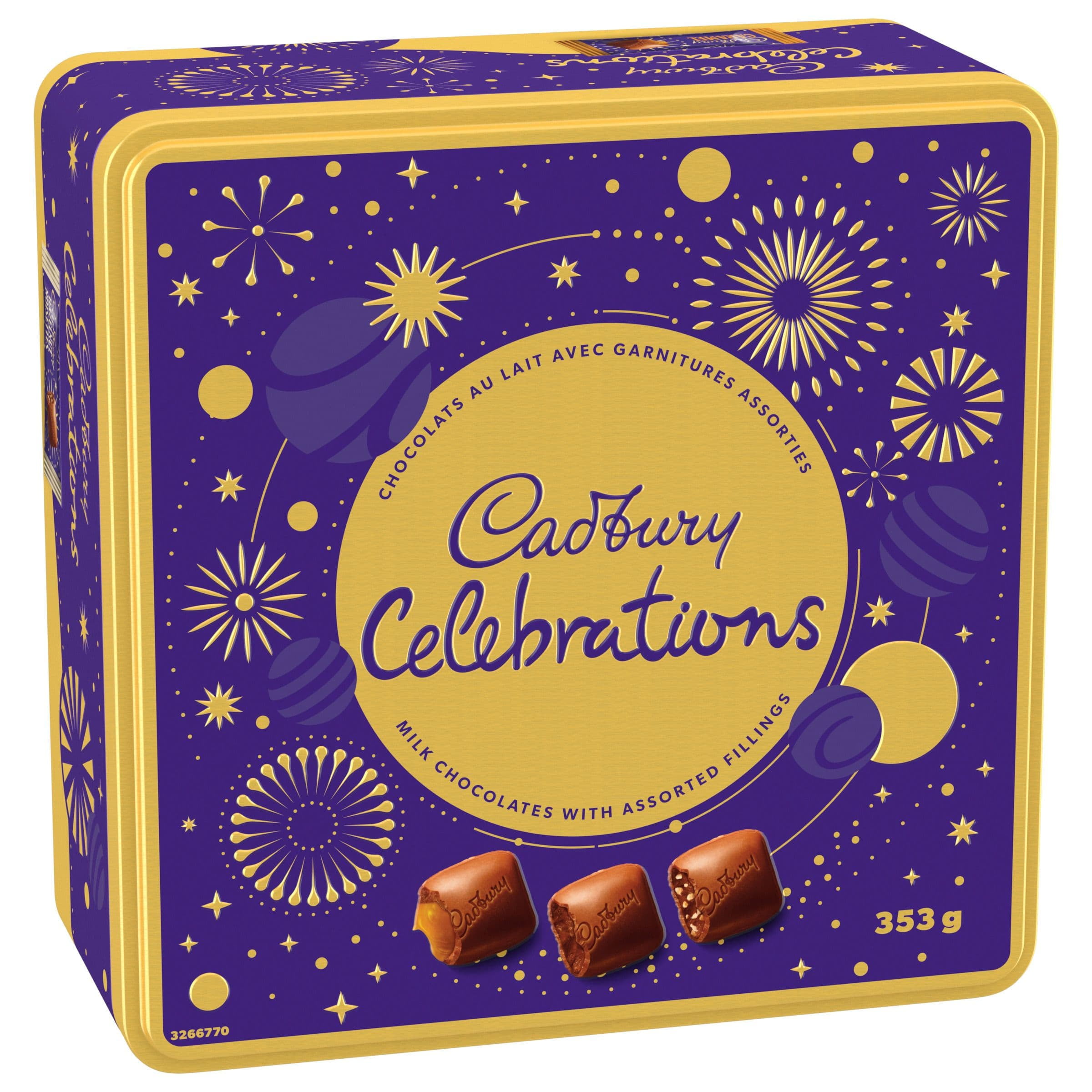 Cadbury Celebrations Gifting Tin, 353g, Chocolate Gift Box