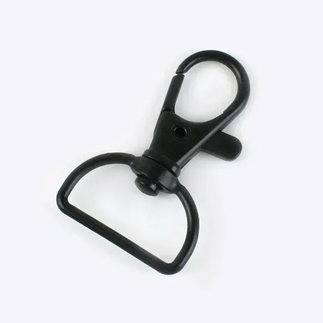 Hebillas de correa para bolso, 10-50 Uds., 20/25mm, cierre de langosta de Metal, Clip giratorio, ganchos a presión, hebilla para llavero de correas, accesorios de costura DIY