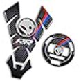 thumbnail image 3 of REVSOSTAR Reflective Tank Pad, Gas Tank Cap, Fuel Cap, Alien Head Reservoir Socks, Tank Protector for S1000RR, 4 Pcs Per Set, 3 of 4