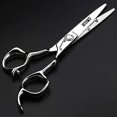 thumbnail image 4 of Juego de tijeras profesionales de 15 cm para cortar el cabello, tijeras de barbero japonesas de acero inoxidable con mango ergonómico., 4 of 5