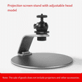 thumbnail image 2 of Projector Stand Table Mobile Projector Mount Universal Head Removable Adjustable Universal Projectors Bracket Holder, 2 of 7