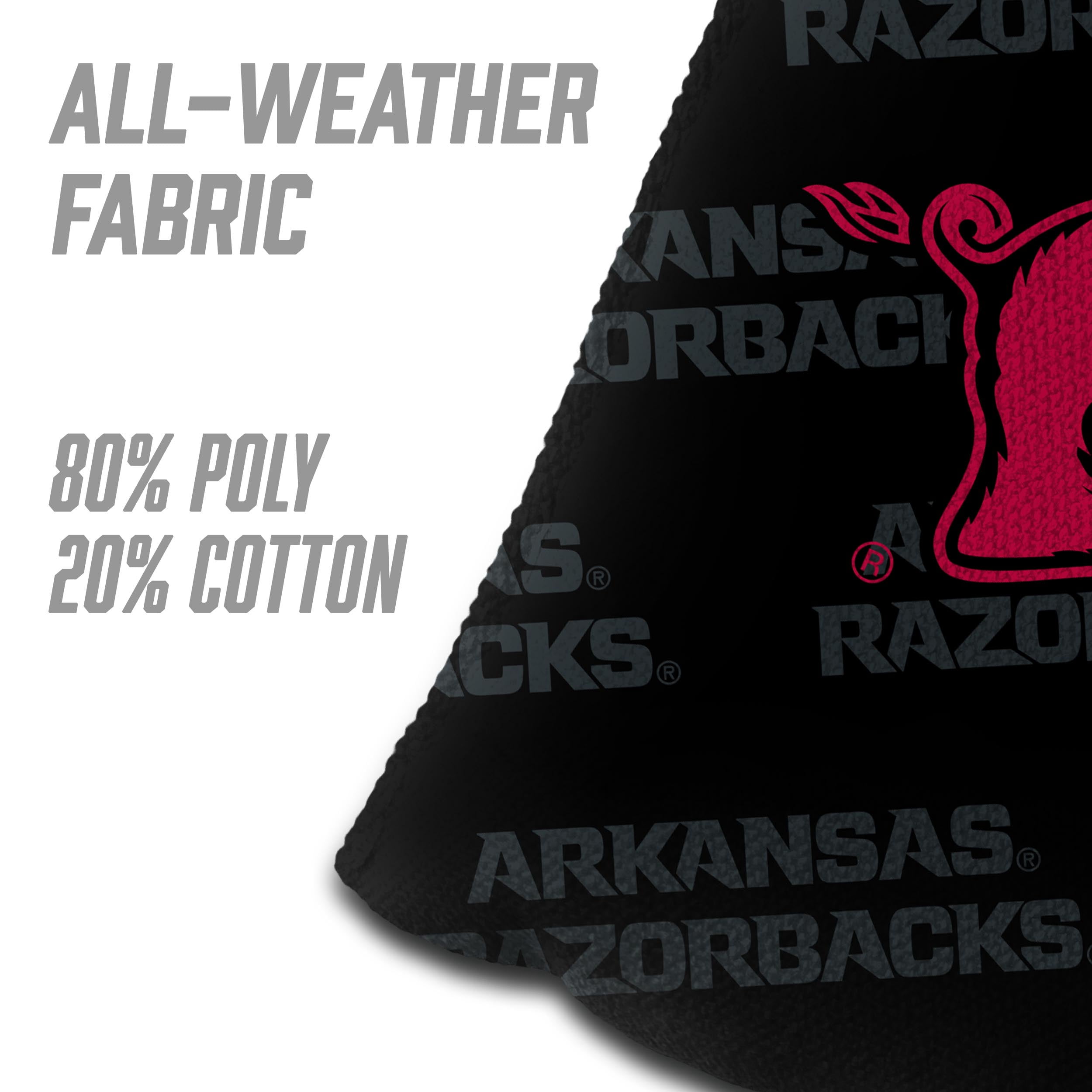 NCAA Arkansas Razorbacks Cornhole Bags - 4PK - Black