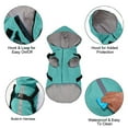 thumbnail image 5 of BT Bear Dog Raincoat with Built-in Harness, Hooded Waterproof Rain Jacket with Harness Coat,Adjustable Reflective Rain Poncho for Puppy Small Medium Large Dog Blue XL, 5 of 8