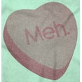 thumbnail image 2 of Valentines Day Sarcastic Candy Heart Women's Graphic T Shirt Tees Brisco Brands S, 2 of 6