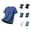 Dark Blue, variant on Mens Workout Shirts Summer Quick Drying Lightweight Breathable Loose Cooling T-Shirt Athletic Running Shirts for Men