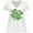AA-White, variant on Inktastic Happy St. Patrick's Day Shamrock in Green Women's Plus Size V-Neck T-Shirt