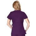 thumbnail image 2 of koi Classics Women's Katelyn Wrap Solid Scrub Top, 2 of 3