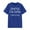 1Blue96, variant on XAOFW Women'S T Shirts Unisex Letter Print Regular Everyday Short Sleeve Breathable Stylish Party Night Tees