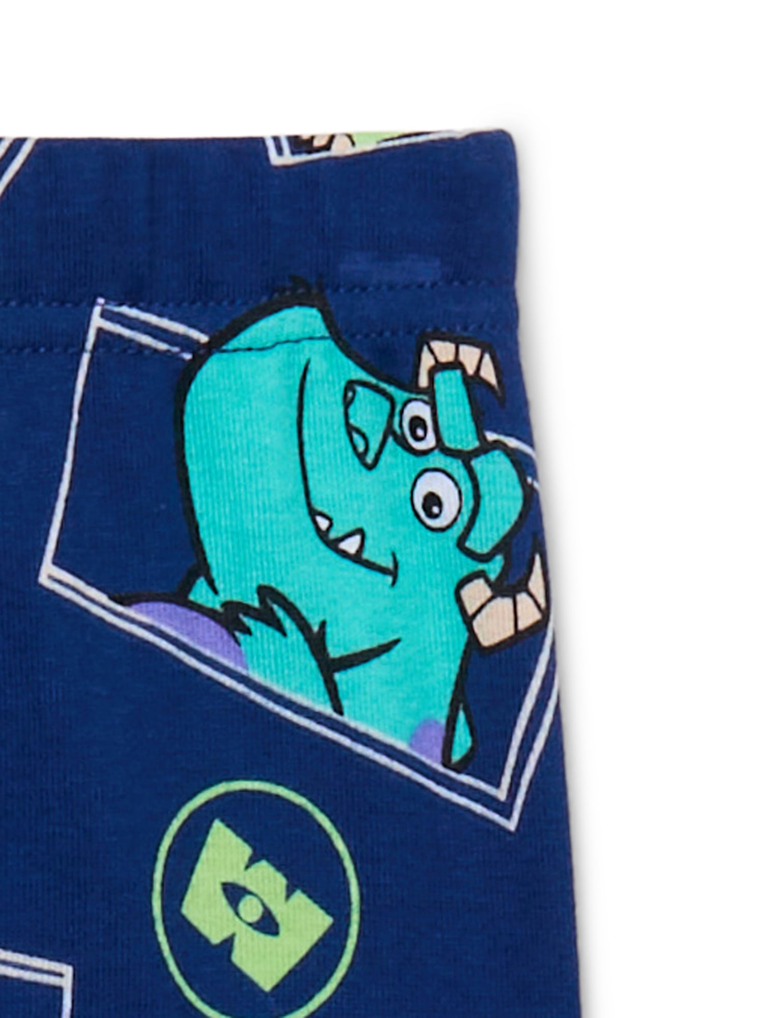 Monsters Inc Toddler Long Sleeve Top and Pants Pajama Set, 2-Piece, Sizes 12M-5T