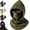 F, variant on One Piece Flannel Warm Mask Hat Windproof Balaclava Ski Mask for Winter