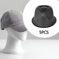 thumbnail image 3 of 5 soportes para gorras de béisbol, soporte para gorras de pescador, almacenamiento para sombreros de cúpula 22.5x12cm, 3 of 9