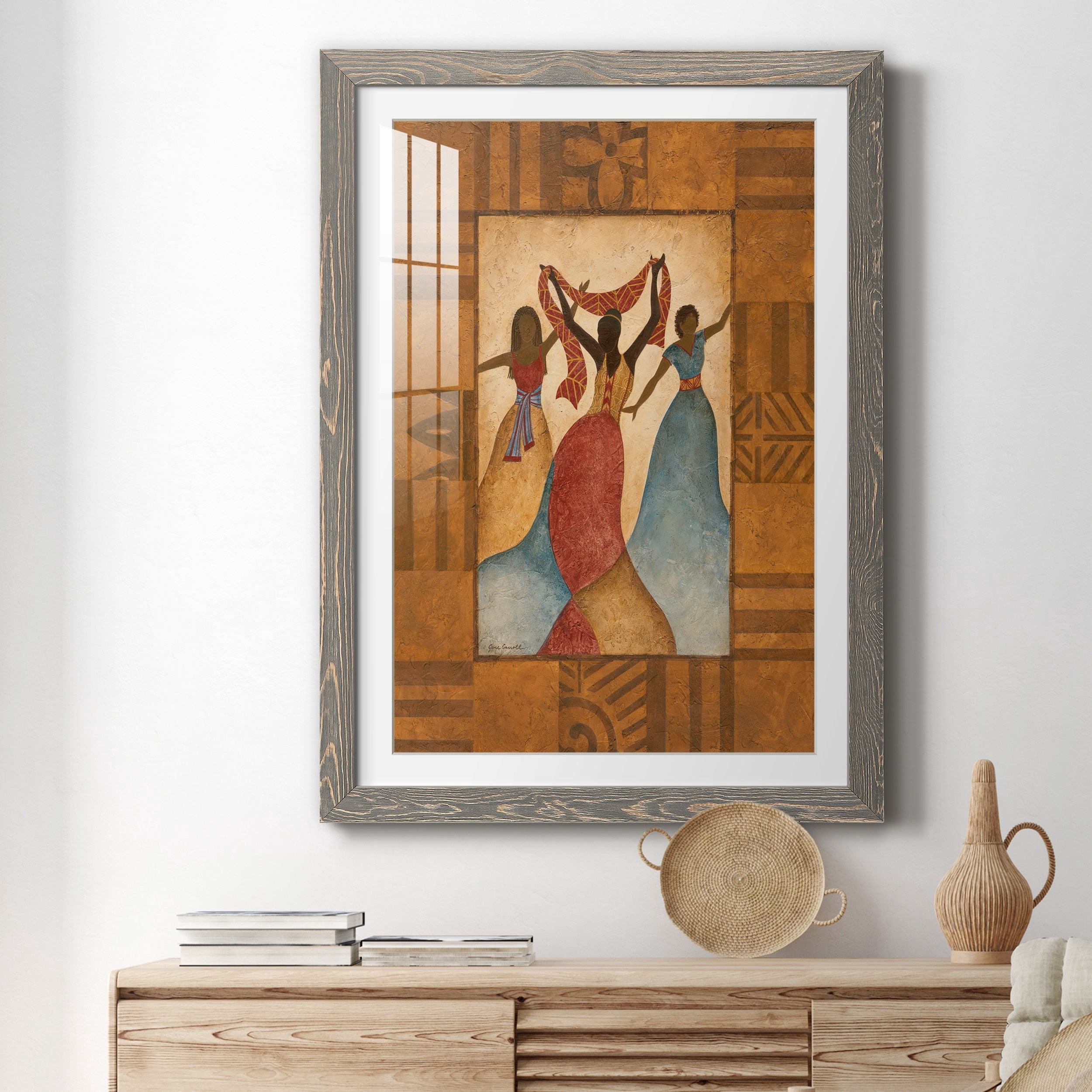 Rhythm - Premium Framed Print - Distressed Barnwood Frame - Ready to Hang
