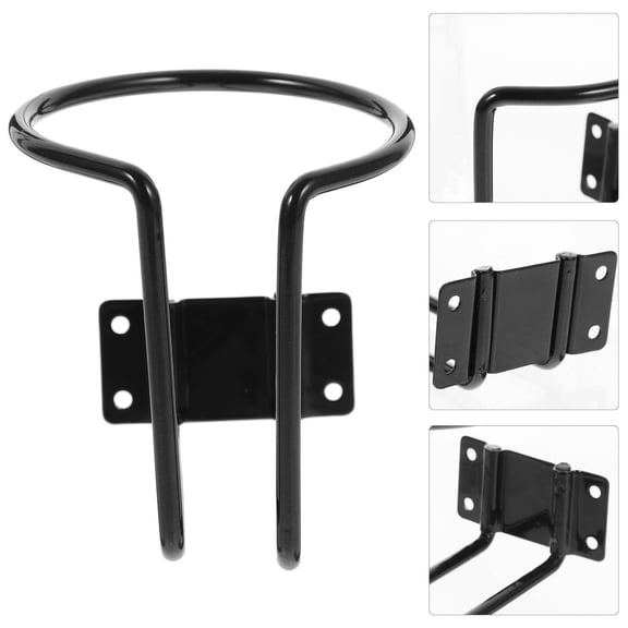 STOBOK Sturdy Metal Boat Cup Holder for Cars Rvs and Yachts Black Multi Use