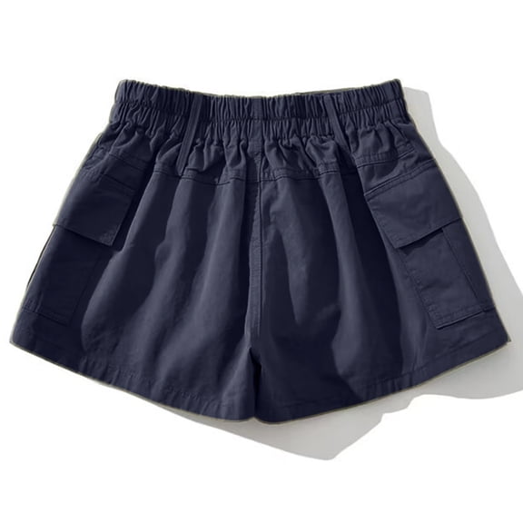 EaskTriop Women's Summer Casual Shorts High Waisted Wide Leg Utility Cargo Shorts with Pockets Lightweight Beach Vacation Quick Dry Golf