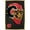 Gold Framed Version, variant on NHL Calgary Flames - Mask 16 Wall Poster, 14.725" x 22.375", Framed