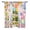 EasterQS7782, variant on Spring Gnomes Easter Sheer Curtains 54 Inch Length Rod Pocket Semi Transparent Light Filtering Window Drapes for Kitchen Bedroom Living Room,2 Panels, Flowers Butterflies White