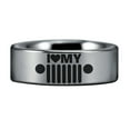 thumbnail image 2 of Silver Tungsten Jeepaholic Ring, 2 of 3