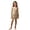 Khaki, variant on Shachafan Girls Long Sleeve Swimwear UPF 50 Sun Rash Guard And Swim Shorts For Swimming Pool Beach Surfing Kids Girls Swimwear