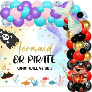 Pirate nautical party supplies Ocean whale