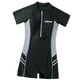 thumbnail image 5 of Traje de baño Sunnimix traje de Esnórquel con cremallera frontal Manga Corta XL Negro gris, 5 of 8
