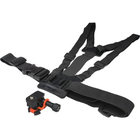 Vivitar Pro Series Chest Strap Mount for GoPro & All Action (Best Gopro Chest Mount)