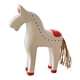 thumbnail image 1 of Estatua decorativa de escultura de animal de caballo, figura de madera con detalles artísticos para Blanco, 1 of 8