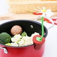 thumbnail image 4 of Neinkie Silicone Flower Power Steam Releaser for pot, Spill-Proof Lid Lifter for Soup Pot Lid Stand, Heat Resistant Holder, Raise The Lid Keep The Lid Open, Fun Kitchen Gadgets, 4 of 7