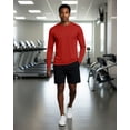 thumbnail image 4 of Real Essentials 4 Pack: Men's Dry-Fit UV Moisture Wicking UPF 50+ SPF Sun Protective Fishing Hiking Active Long Sleeve Shirt, 4 of 6