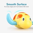 thumbnail image 3 of Juguetes de baño para niños pequeños de 1, 2, 3, 4 y 5 años, juguetes de piscina para niños, divertido juguete de baño de tortuga para nadar, lindos juguetes flotantes para el agua de la bañ, 3 of 5
